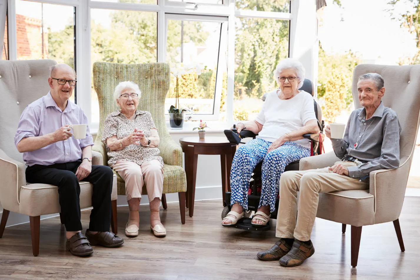 Persone durante un’attività di Senior Veneto