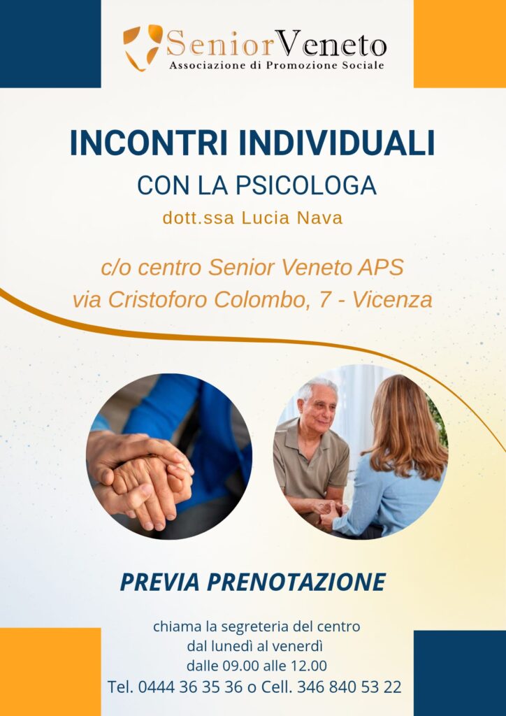 Incontri individuali con la psicologa