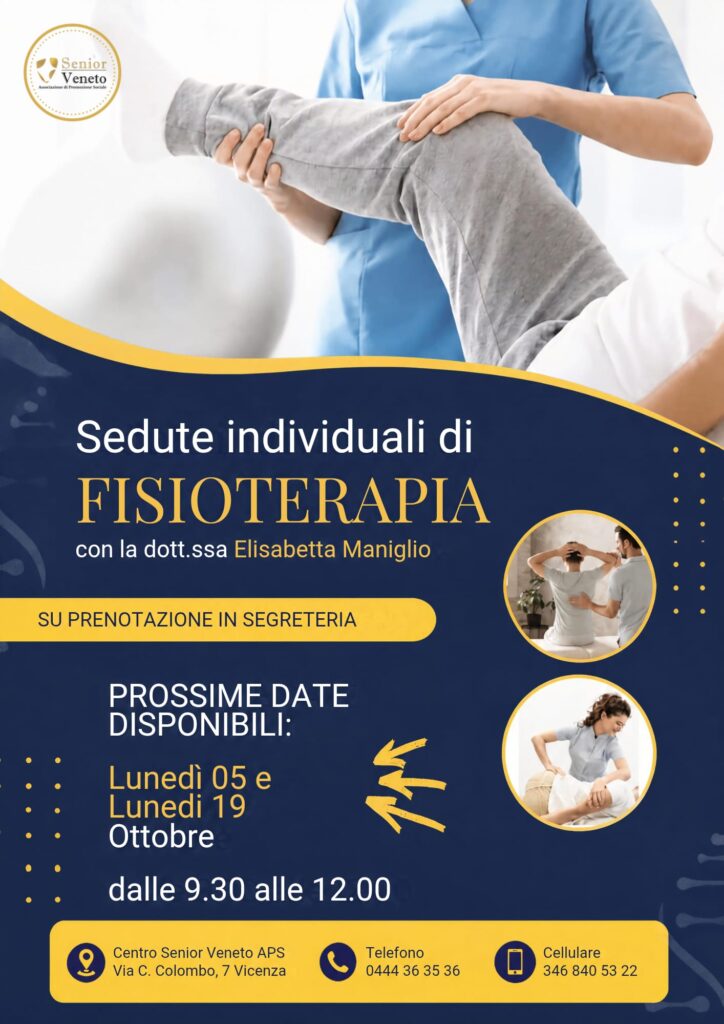 Sedute individuali di fisioterapia